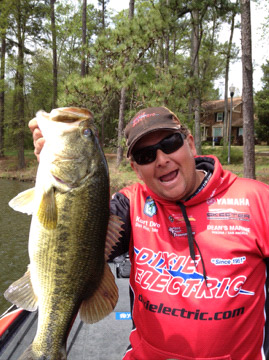 Kurt Dove With A Big Bass Catch