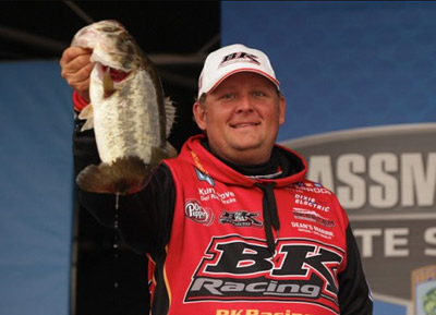 Kurt Dove at weigh-in - Bass Elite Serie, Lake Seminole, GA