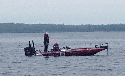 Kurt Dove Fishing on the St. Lawrence River